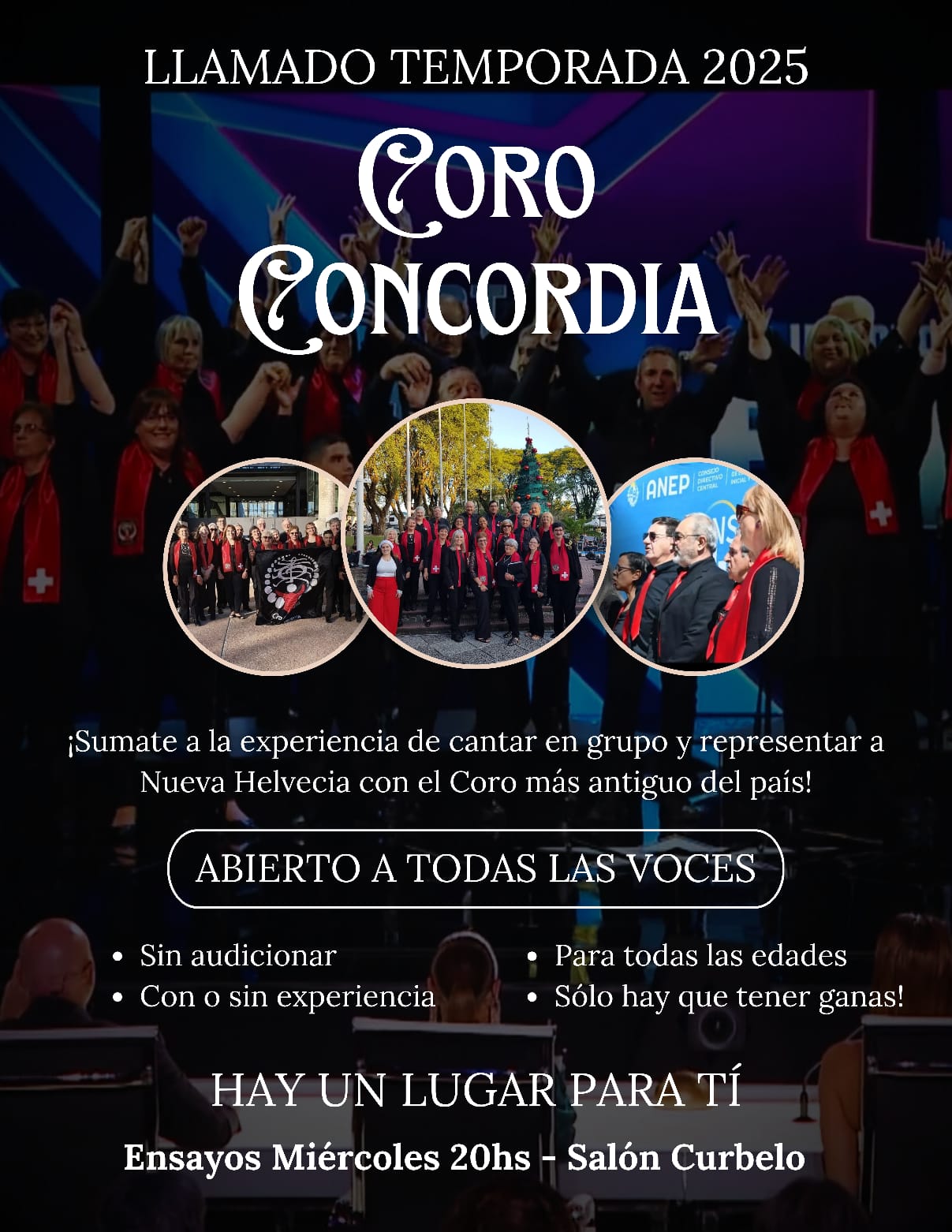 El Coro Concordia comienza este miércoles con los ensayos para el 2025 ...