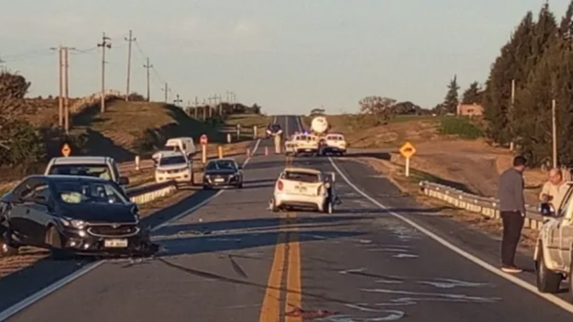 Un siniestro de tránsito con lesionados graves se registró en la ruta 1 ...