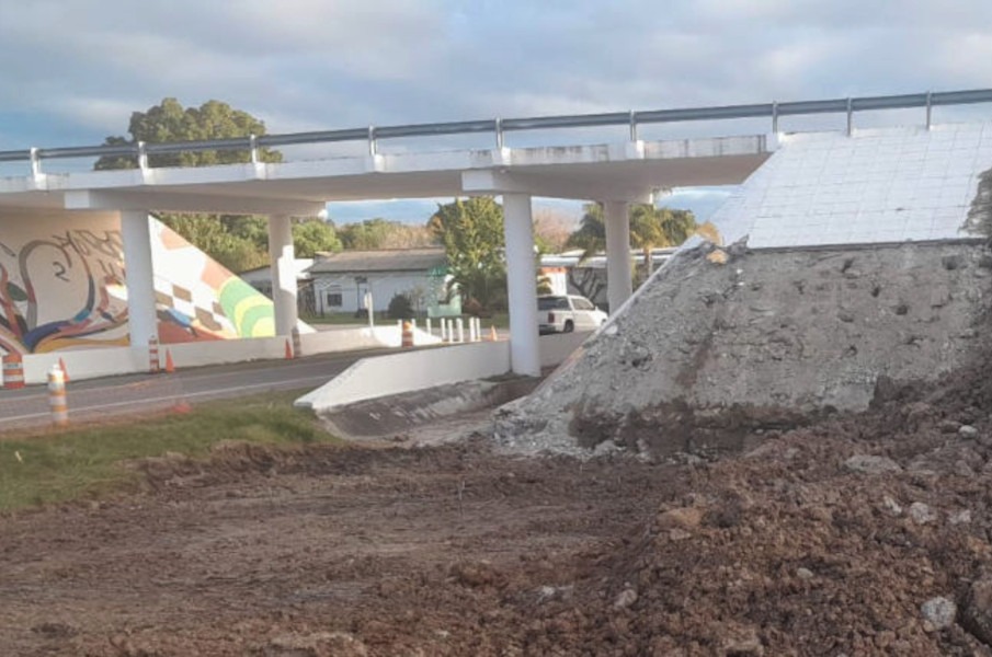 Corte de tránsito en la intersección de Rutas 1 y 52 en Colonia ...